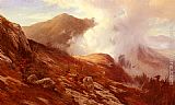 Edward Moran Half-Way Up Mt. Washington painting